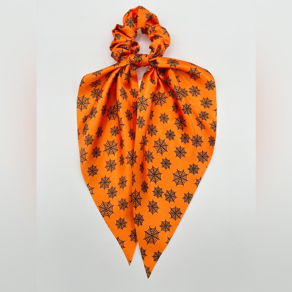 Fabric Scarf Hair Scrunchie Cobwebs New